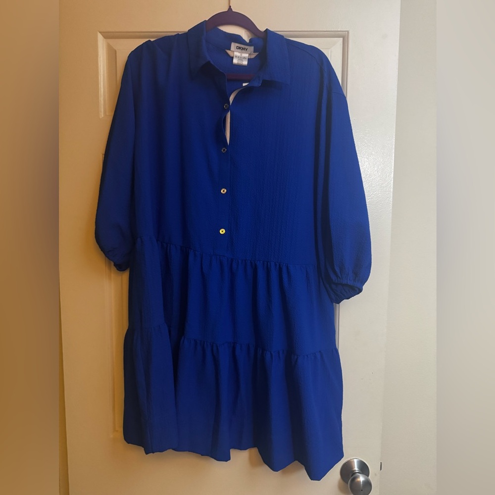 DKNY Blue Mini Dress